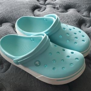 Blue crocs